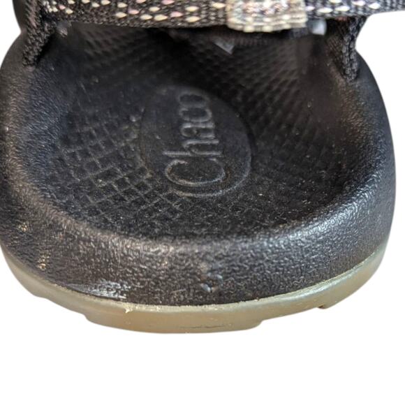 Chaco Kids ZX/1 Ecotread Sandals - J180152 Hugs and Kisses sz 5 black/pink - Picture 6 of 7